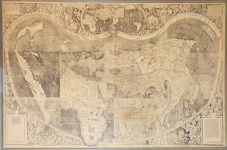 Weltkarte des Martin Waldseem&uuml;ller  (Waldburg)