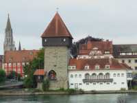 Rheintorturm und Alte Rheinbr&uuml;cke (Konstanz)