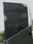 Gedenktafel Todesmarsch (Untergr&ouml;ningen)  (Abtsgm&uuml;nd)