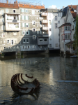 Klein Venedig und das Wasserrad Kesselwasen (Esslingen am Neckar)