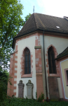 Sankt-Bernharduskirche und Polizeipr&auml;sidium  (Rastatt)