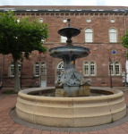 Pfeiferbrunnen und Fruchthalle (Rastatt)