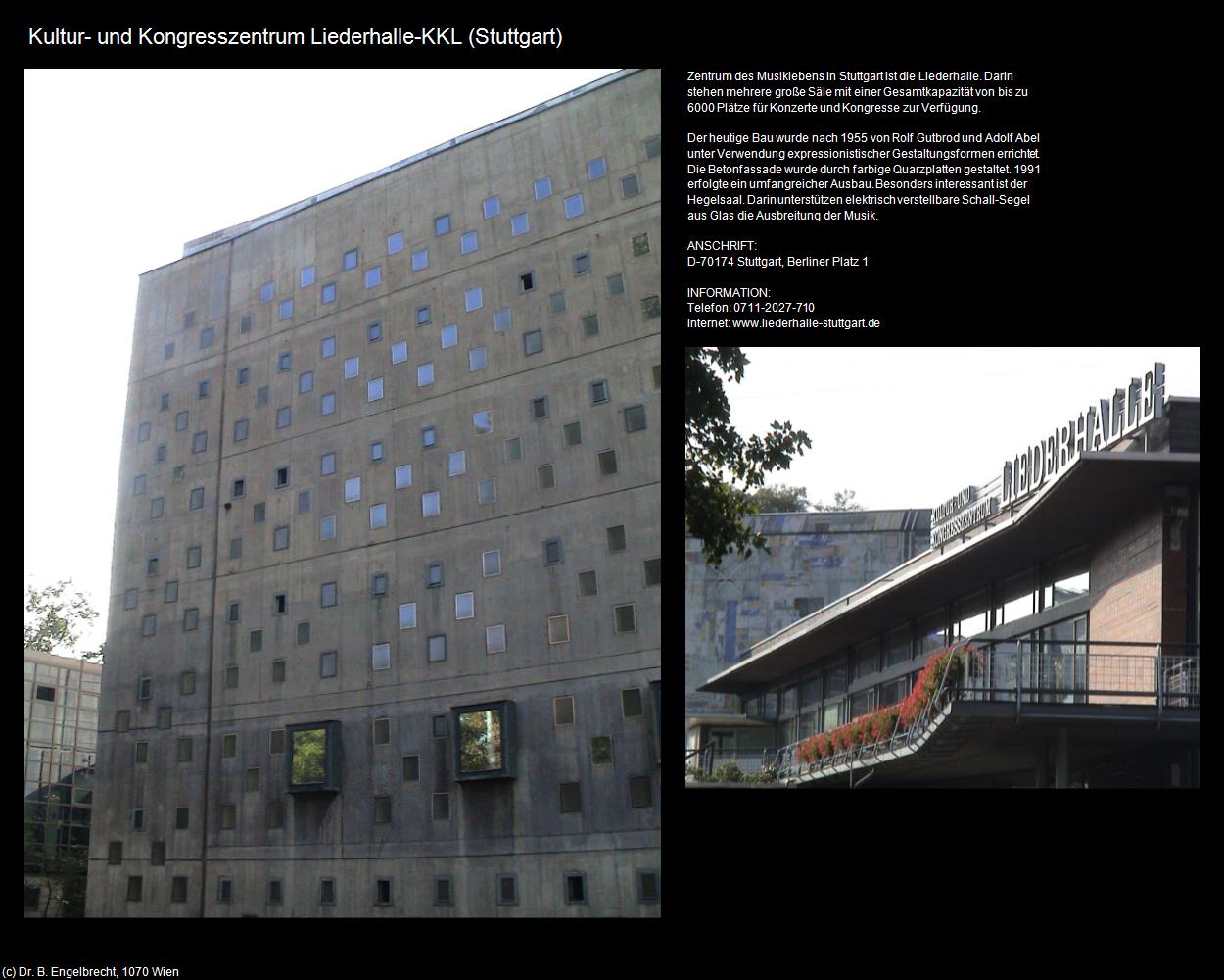 Liederhalle-KKL (Stuttgart) in Kulturatlas-BADEN-WÜRTTEMBERG