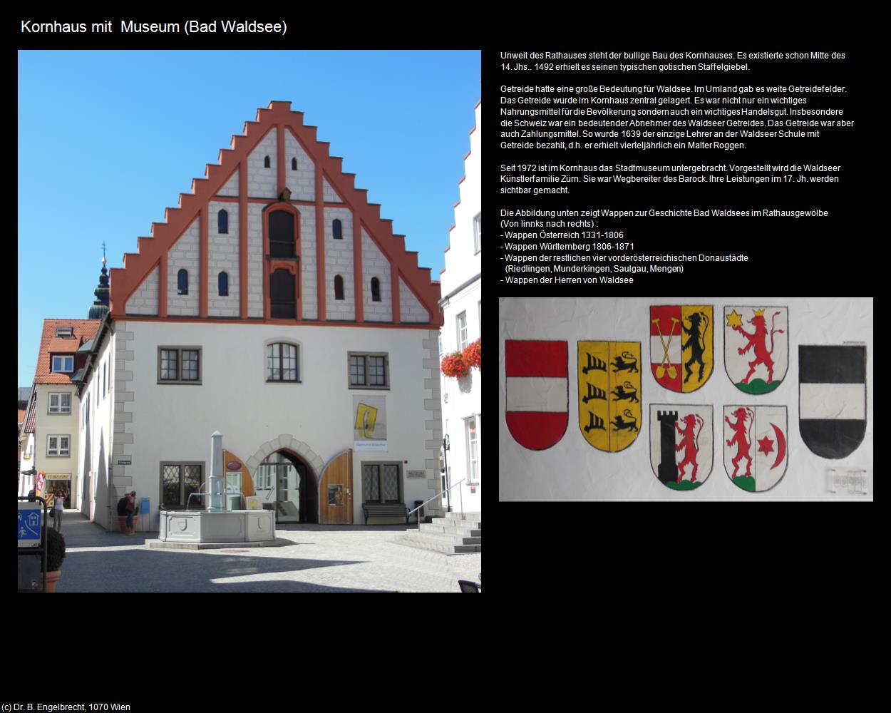 Kornhaus mit Museum (Bad Waldsee) in Kulturatlas-BADEN-WÜRTTEMBERG