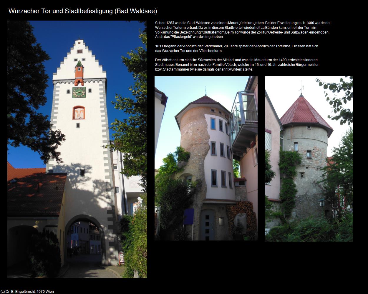 Wurzacher Tor und Stadtbefestigung (Bad Waldsee) in Kulturatlas-BADEN-WÜRTTEMBERG