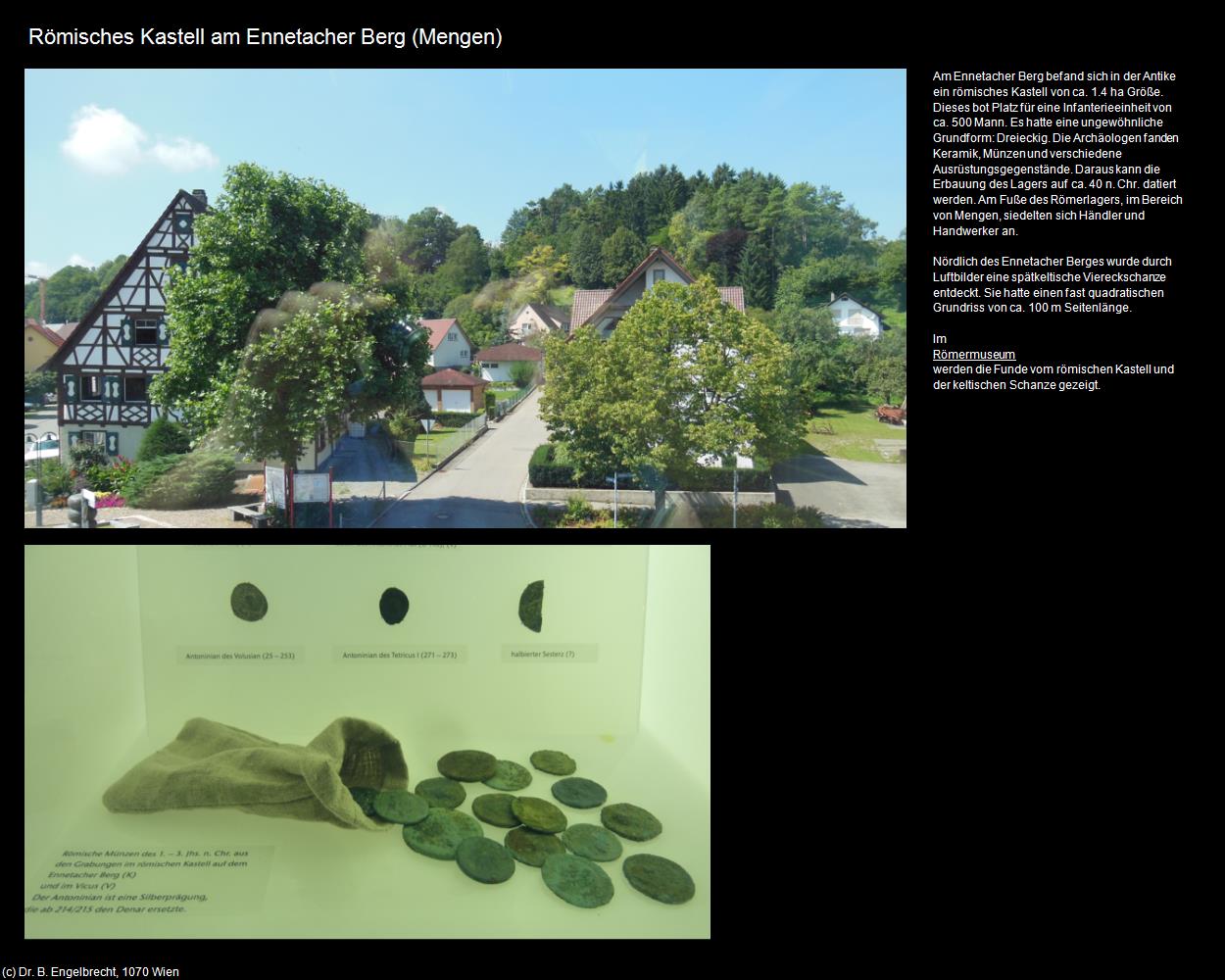 Röm. Kastell am Ennetacher Berg (Mengen) in Kulturatlas-BADEN-WÜRTTEMBERG(c)B.Engelbrecht