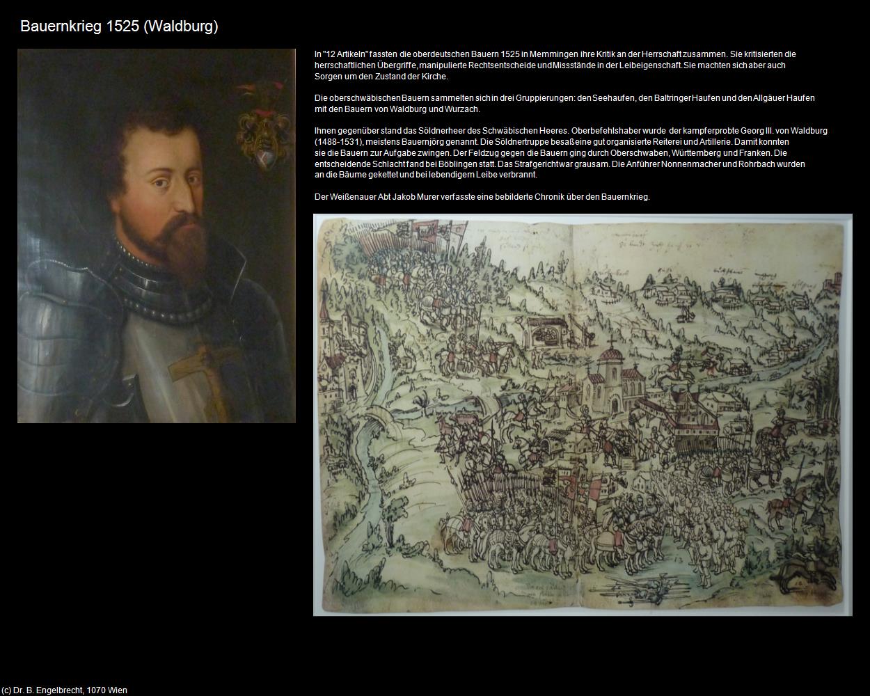 Bauernkrieg 1525 (Waldburg) in Kulturatlas-BADEN-WÜRTTEMBERG