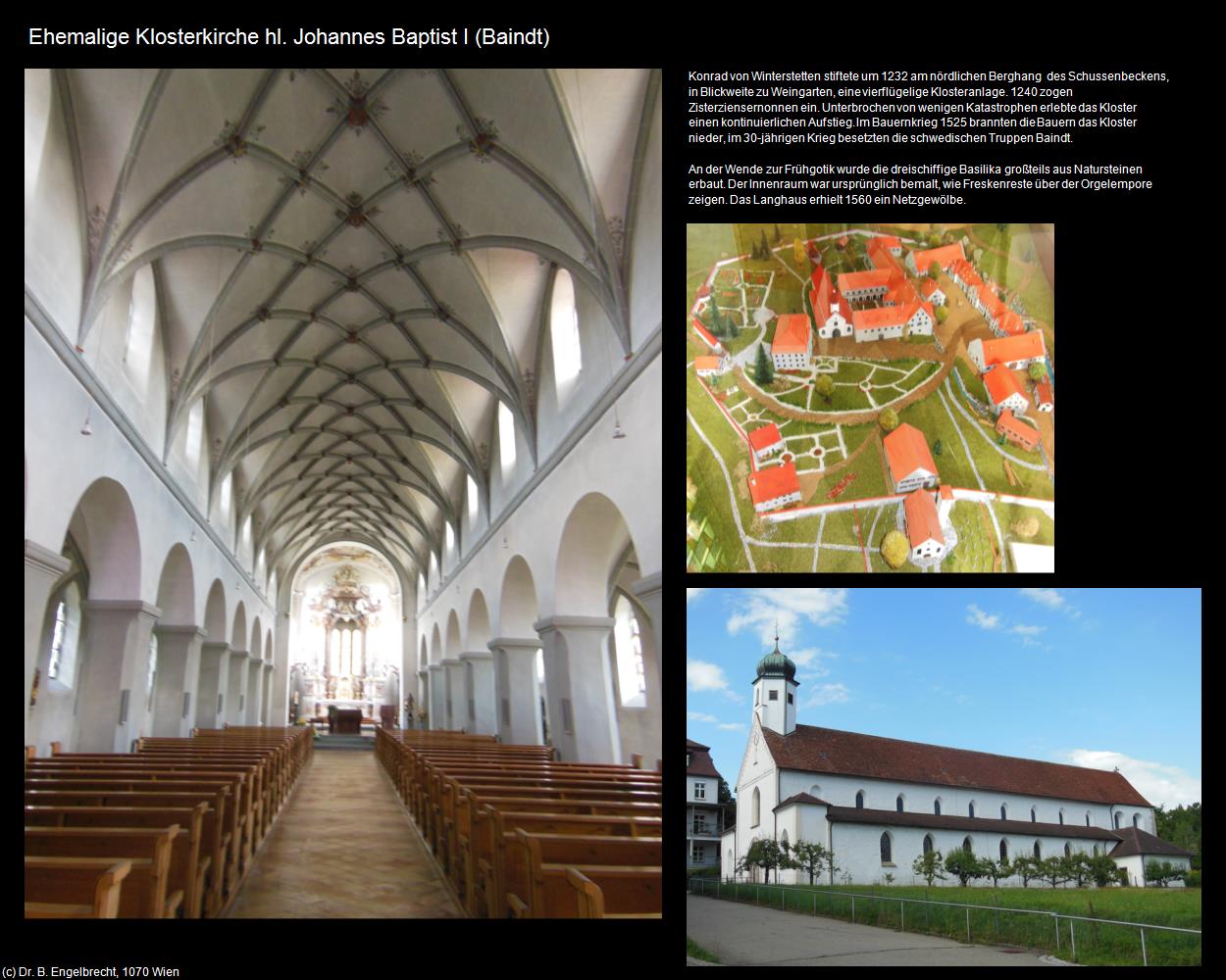 Ehem. Klosterk. hl. Johannes Baptist I (Baindt) in Kulturatlas-BADEN-WÜRTTEMBERG