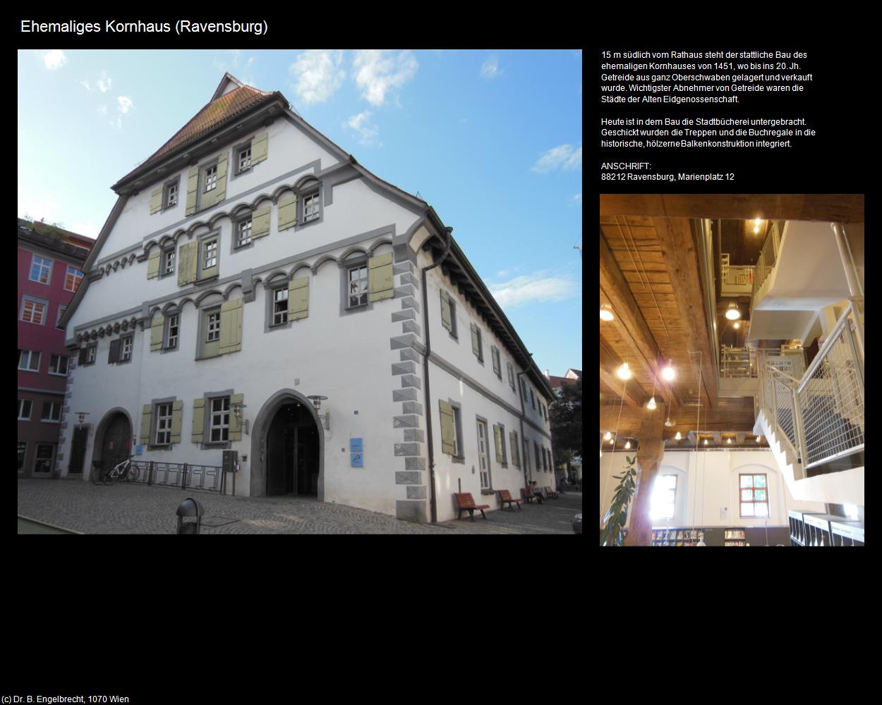 Ehem. Kornhaus (Ravensburg) in Kulturatlas-BADEN-WÜRTTEMBERG