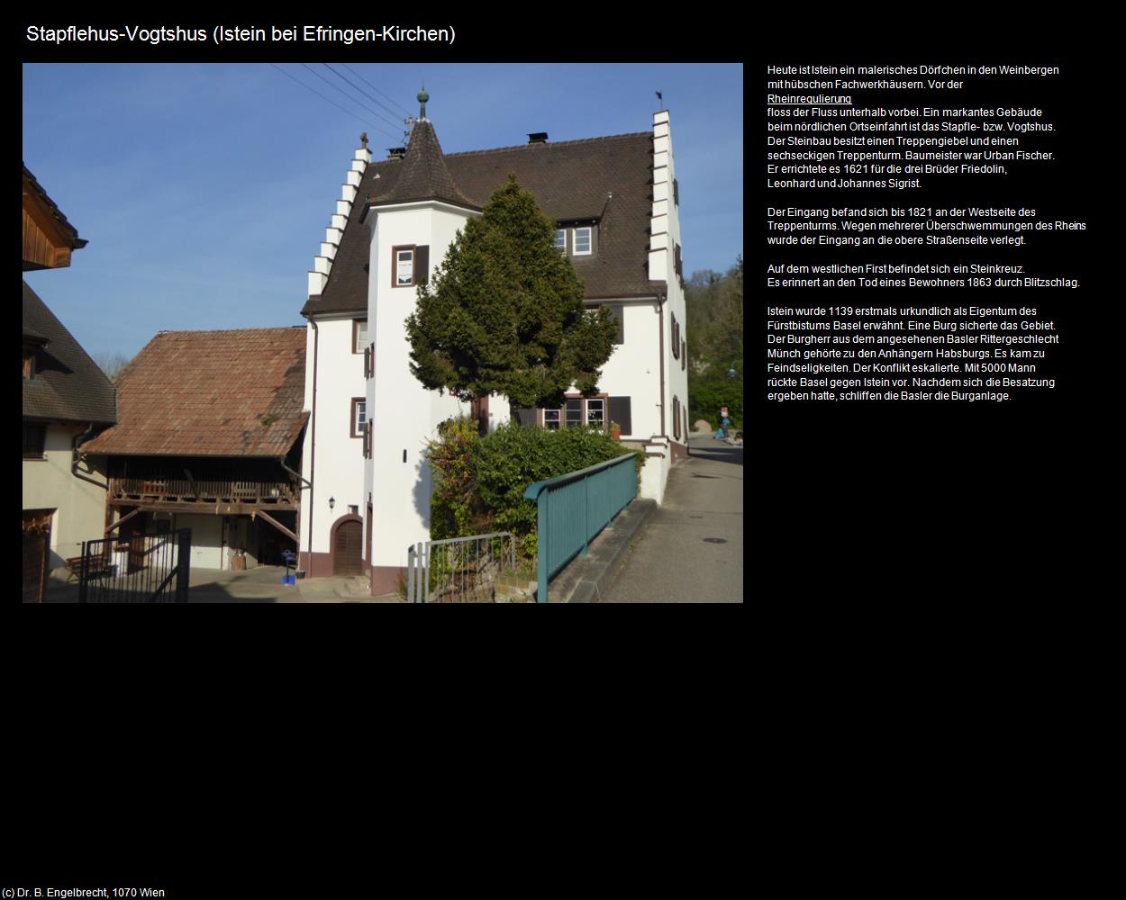 Stapflehus-Vogtshus (Istein bei Efringen-Kirchen) in Kulturatlas-BADEN-WÜRTTEMBERG(c)B.Engelbrecht