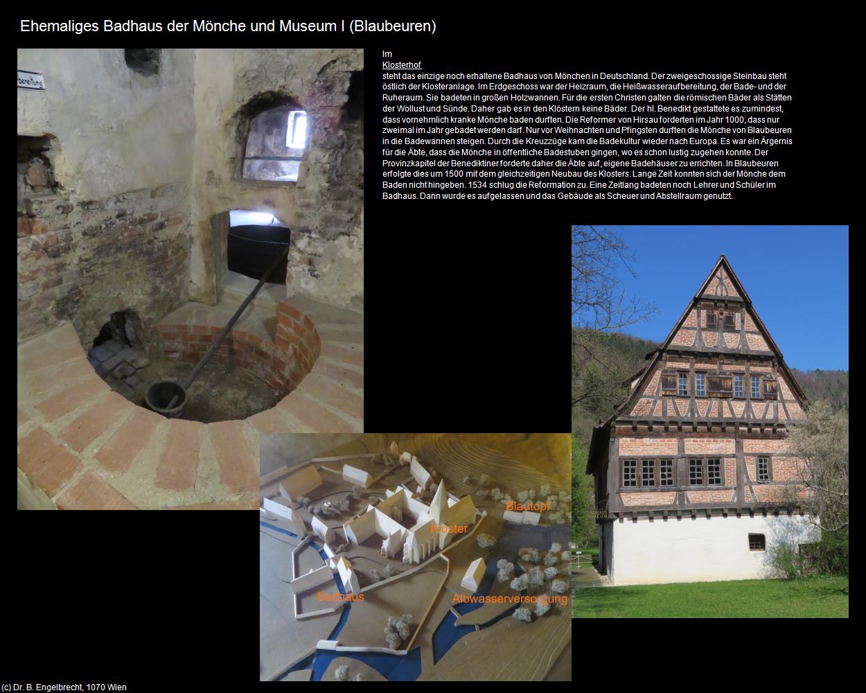 Ehem. Badhaus der Mönche und Museum I (Blaubeuren) in Kulturatlas-BADEN-WÜRTTEMBERG(c)B.Engelbrecht