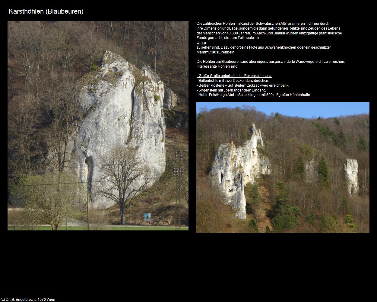 Karsthöhlen (Blaubeuren) in Kulturatlas-BADEN-WÜRTTEMBERG(c)B.Engelbrecht