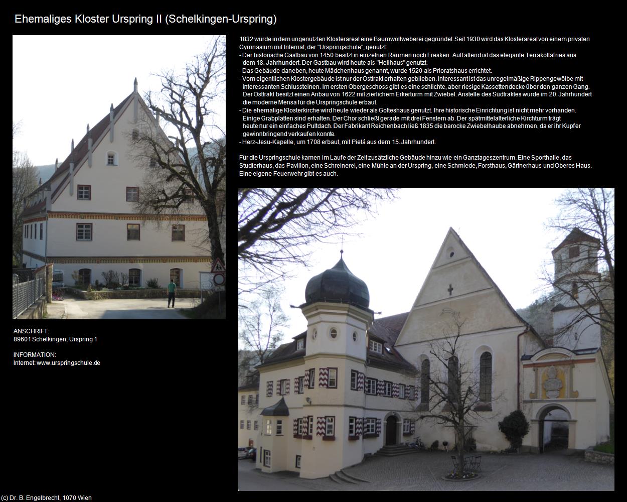 Ehem. Kloster Urspring II (Schelkingen) in Kulturatlas-BADEN-WÜRTTEMBERG