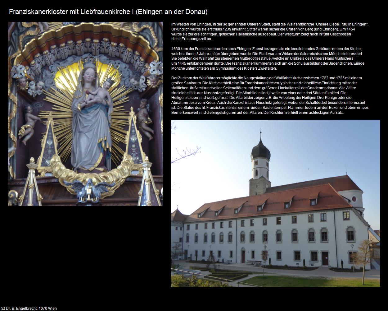 Franziskanerkloster mit Liebfrauenkirche I  (Ehingen an der Donau) in Kulturatlas-BADEN-WÜRTTEMBERG
