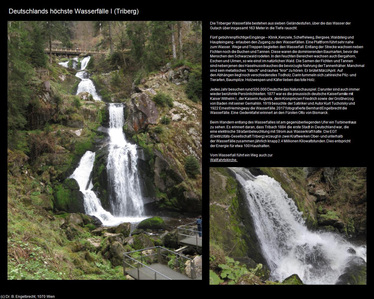 Deutschlands höchste Wasserfälle I (Triberg) in Kulturatlas-BADEN-WÜRTTEMBERG(c)B.Engelbrecht