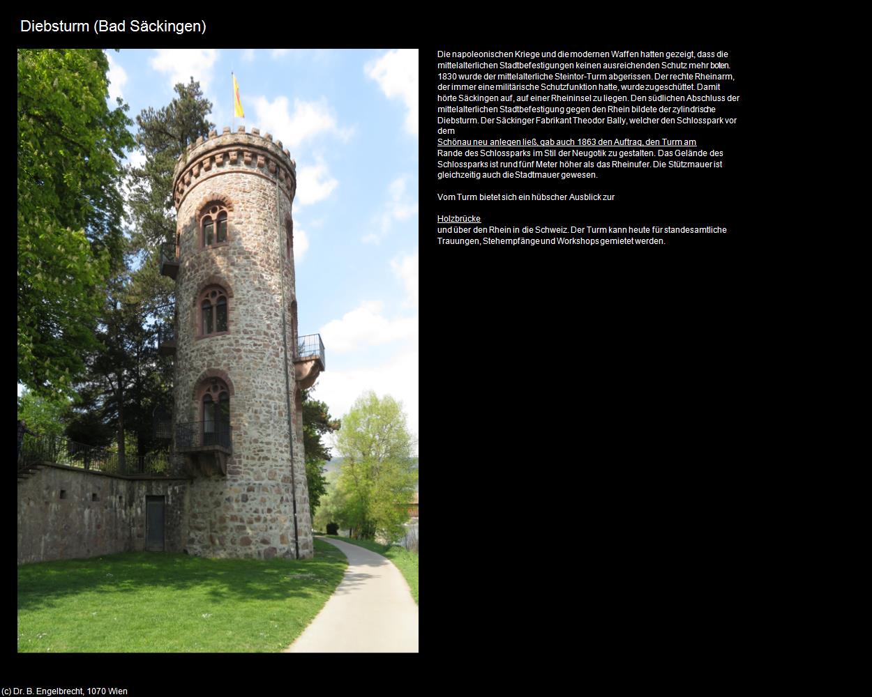 Diebsturm (Bad Säckingen) in Kulturatlas-BADEN-WÜRTTEMBERG(c)B.Engelbrecht