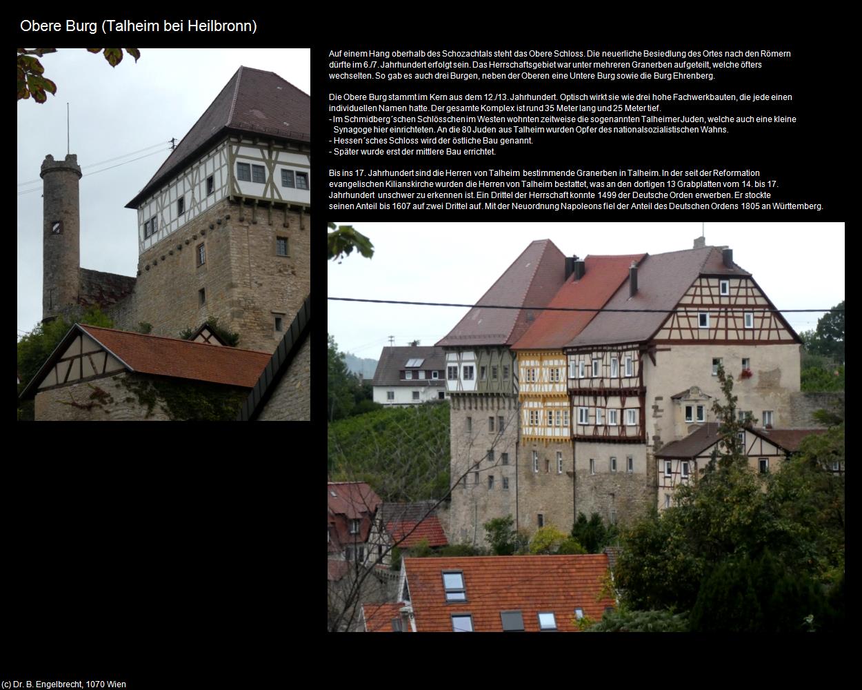 Obere Burg Talheim (Talheim bei Heilbronn) in Kulturatlas-BADEN-WÜRTTEMBERG