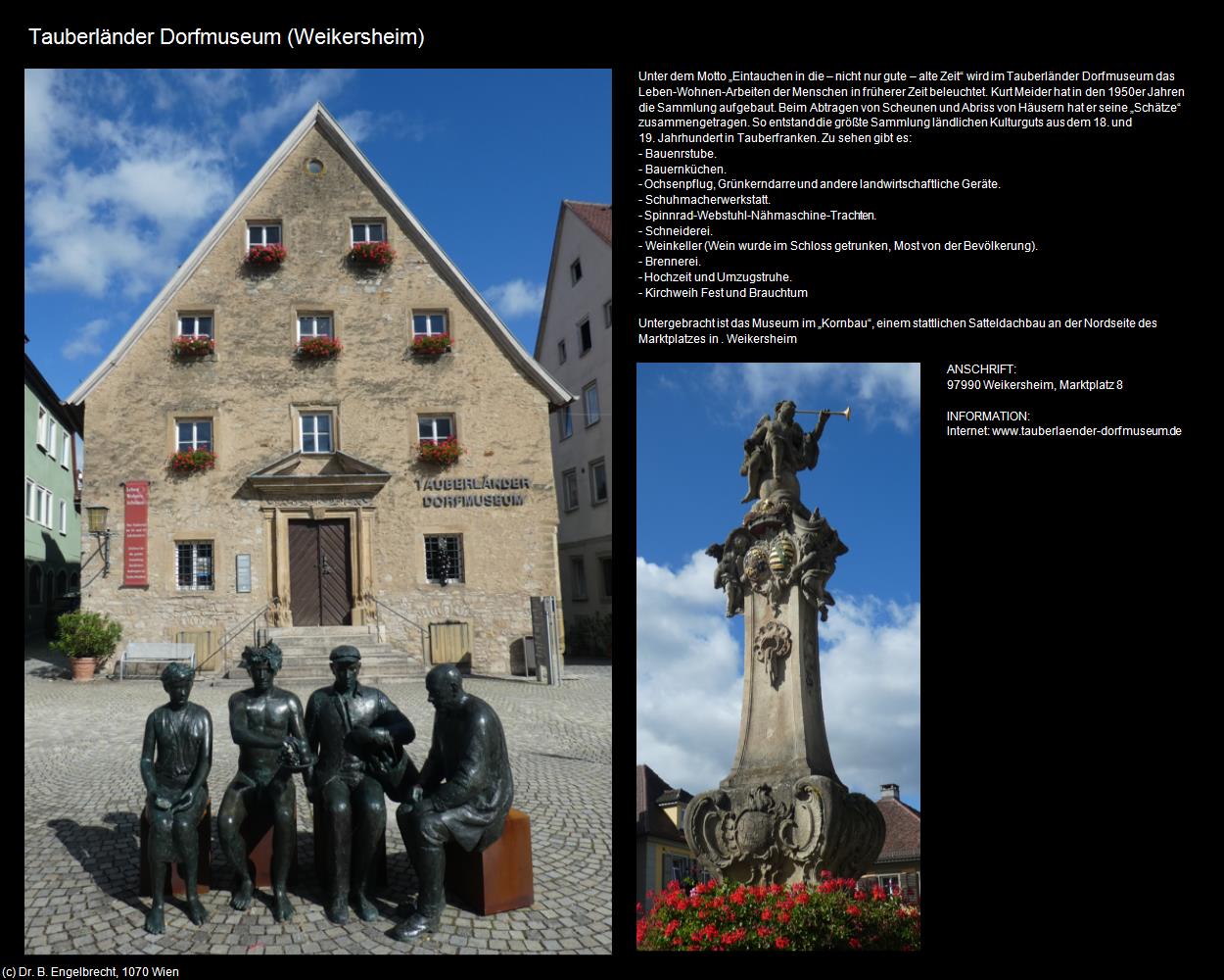 Tauberländer Dorfmuseum (Weikersheim) in Kulturatlas-BADEN-WÜRTTEMBERG