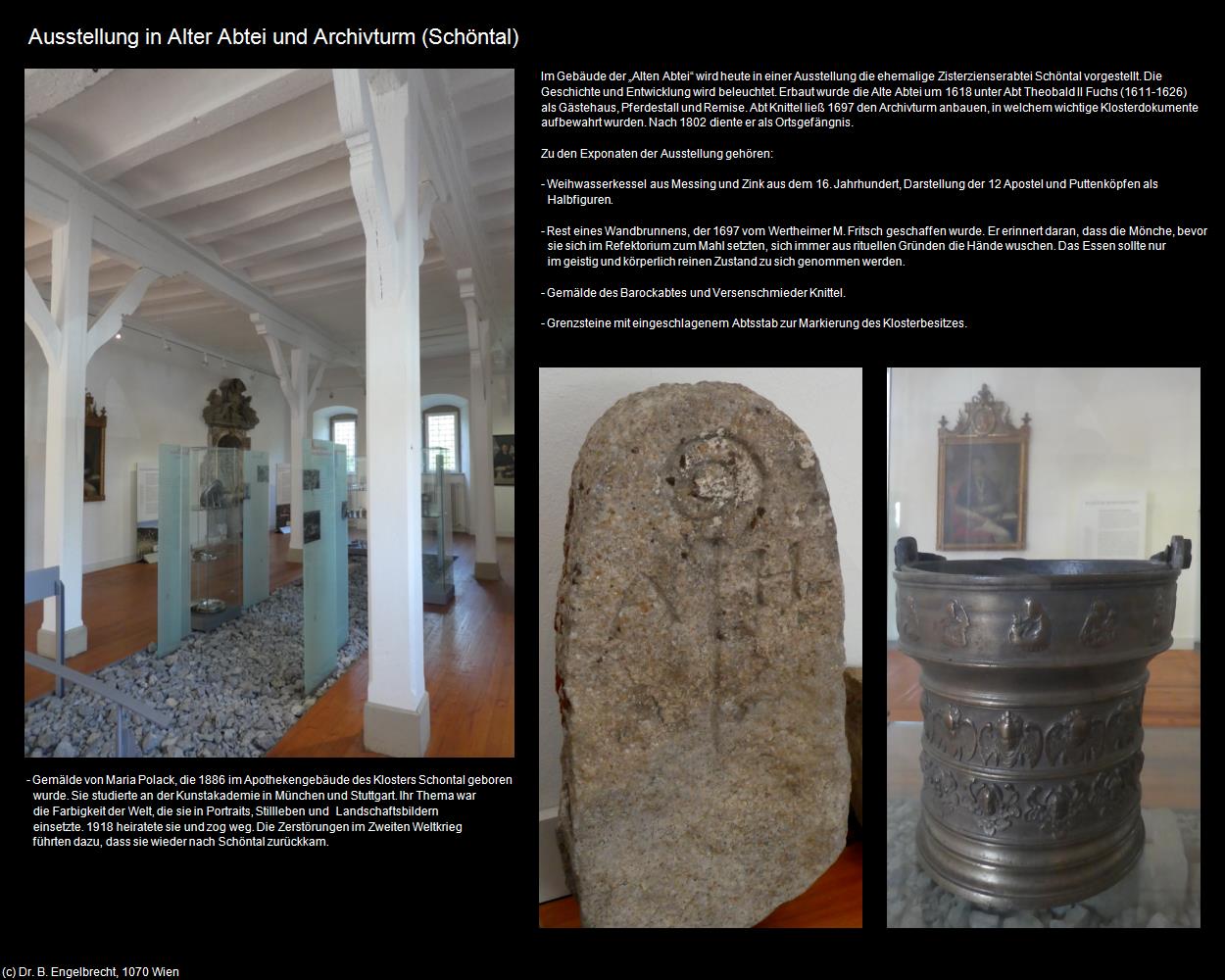 Ausstellung in Alter Abtei und Archivturm (Schöntal) in Kulturatlas-BADEN-WÜRTTEMBERG