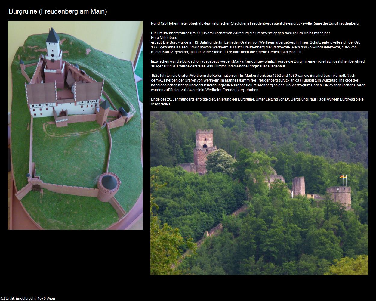 Burgruine (Freudenberg am Main) in Kulturatlas-BADEN-WÜRTTEMBERG(c)B.Engelbrecht