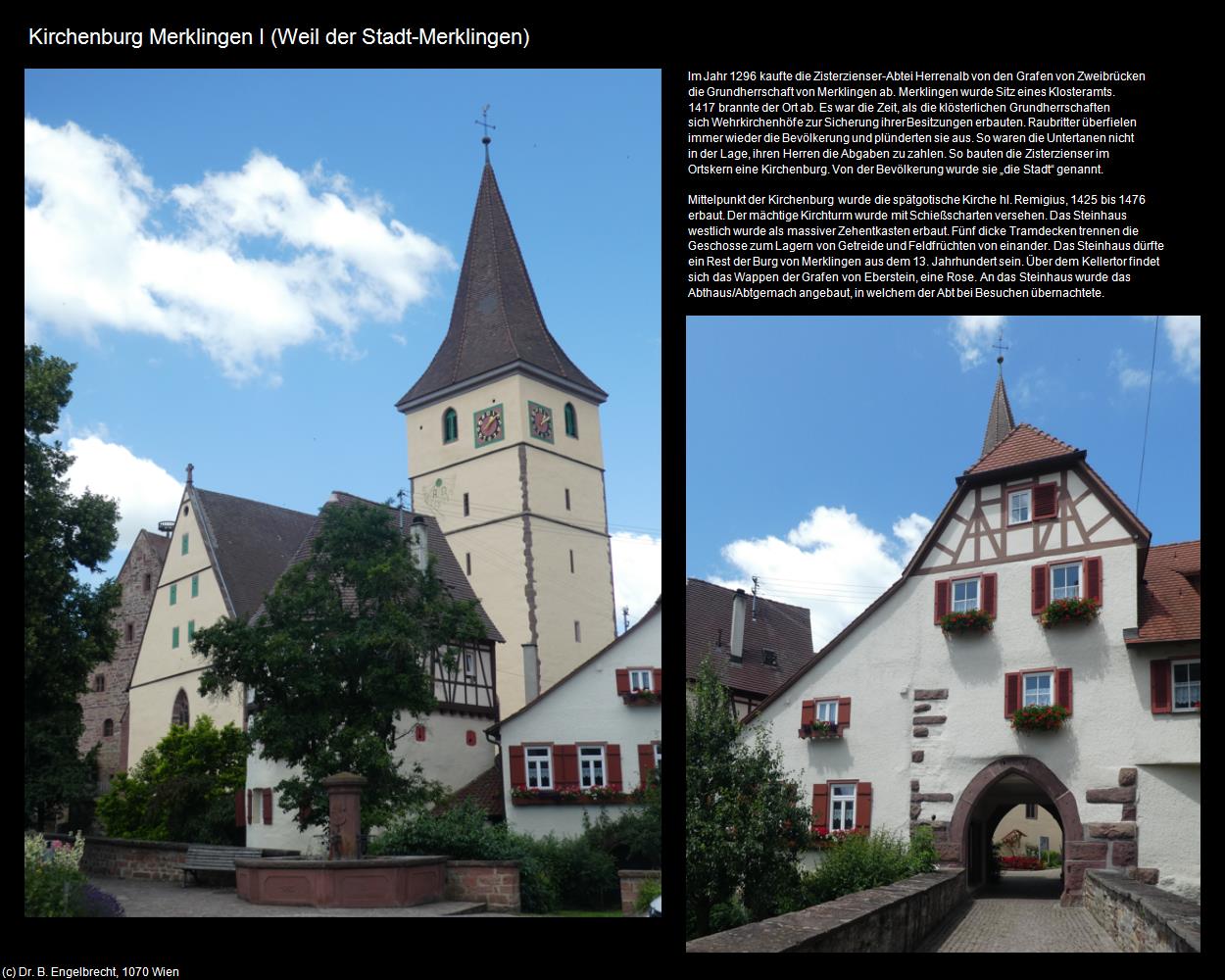 Kirchenburg I (Merklingen) (Weil der Stadt) in Kulturatlas-BADEN-WÜRTTEMBERG