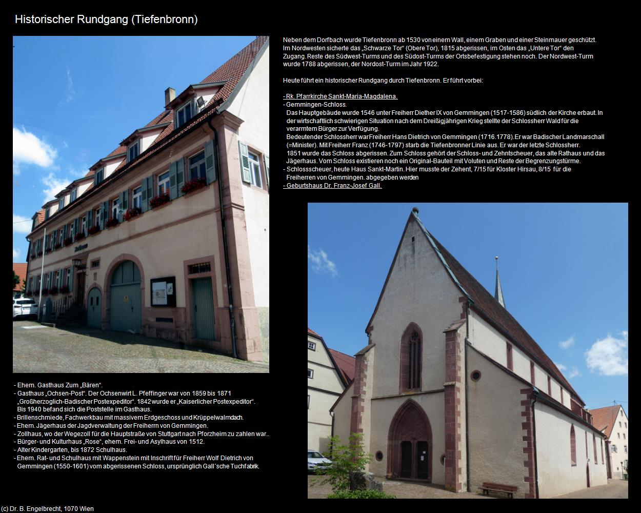 Historischer Rundgang (Tiefenbronn) in Kulturatlas-BADEN-WÜRTTEMBERG(c)B.Engelbrecht