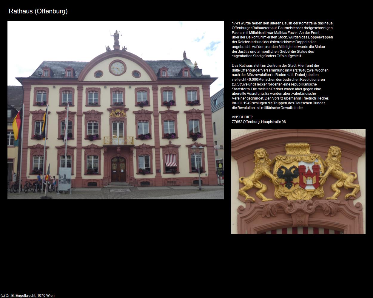 Rathaus (Offenburg) in Kulturatlas-BADEN-WÜRTTEMBERG