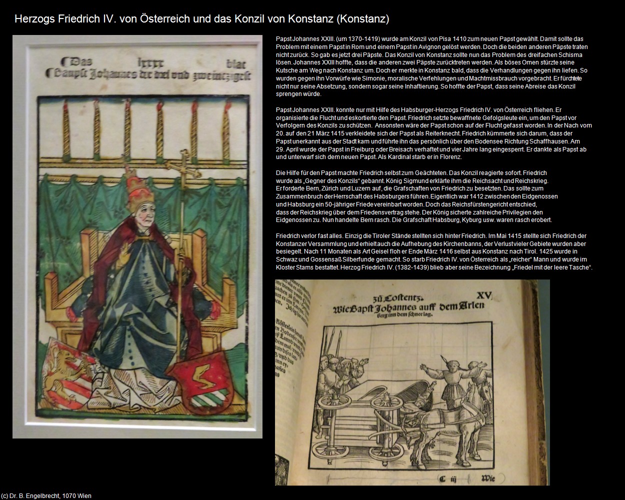 Friedrich IV. von &Ouml;sterreich und das Konzil (Konstanz) (Konstanz) in Kulturatlas-BADEN-W&Uuml;RTTEMBERG