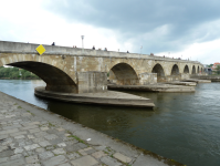 Steinerne Brücke und Brückturm   (Regensburg)