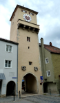 Stadtbefestigung mit Donautor und Schleiferturm  (Kelheim)