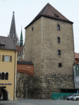 Römerturm und Herzogshof   (Regensburg)