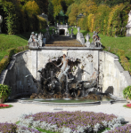 Neptunbrunnen und Kaskade (Linderhof) (Ettal-Linderhof )