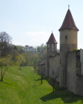 Stadtbefestigung mit Hattersdorfer Torturm (Seßlach)