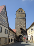 Stadtbefestigung mit Hattersdorfer Torturm (Seßlach)