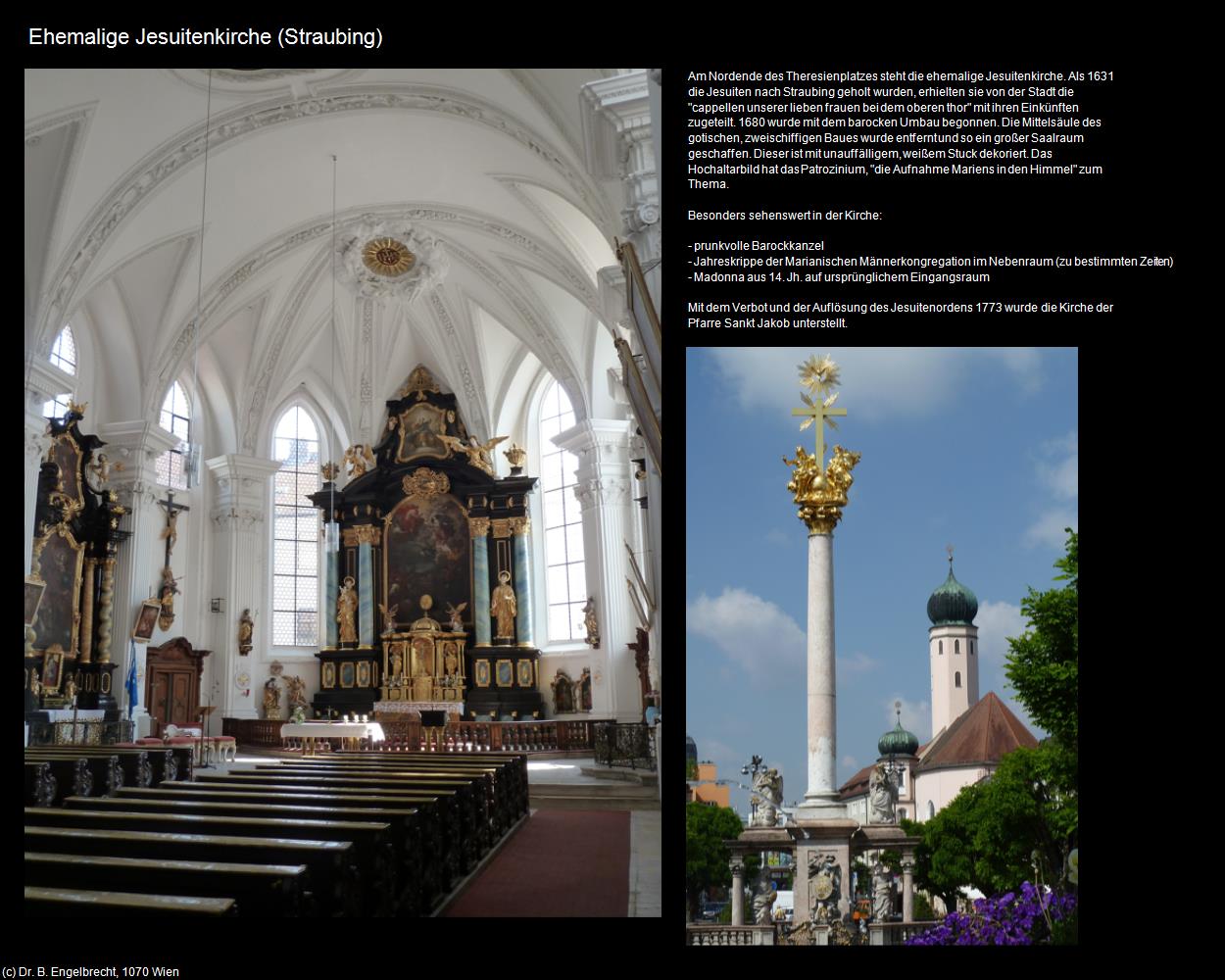 Ehem. Jesuitenkirche (Straubing) in Kulturatlas-BAYERN