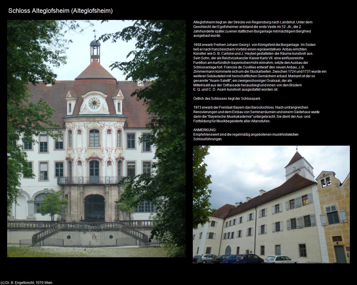 Schloss Alteglofsheim (Alteglofsheim) in Kulturatlas-BAYERN