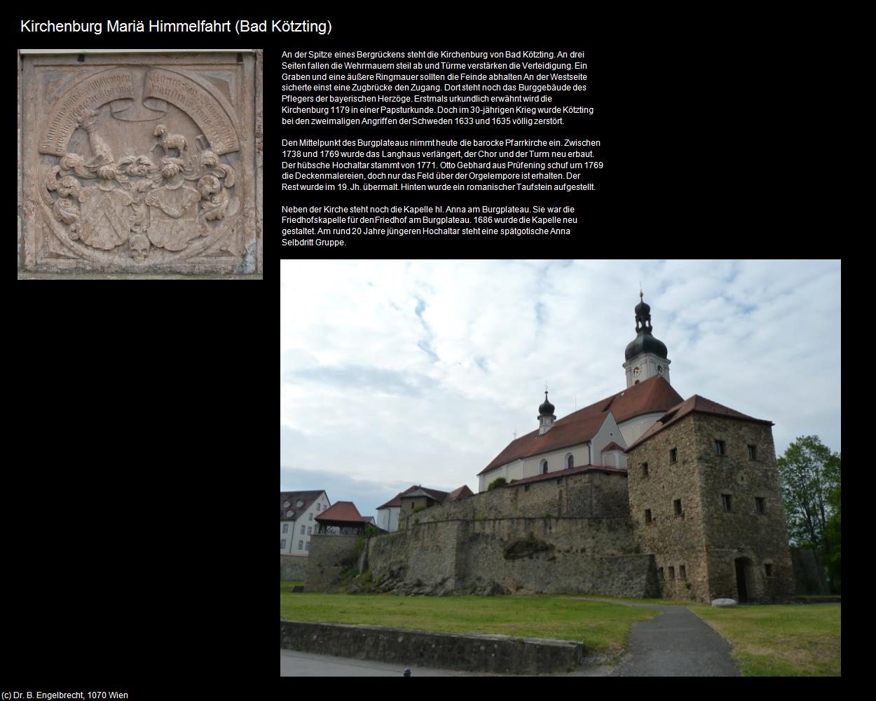 Kirchenburg Mariä Himmelfahrt      (Bad Kötzting) in Kulturatlas-BAYERN