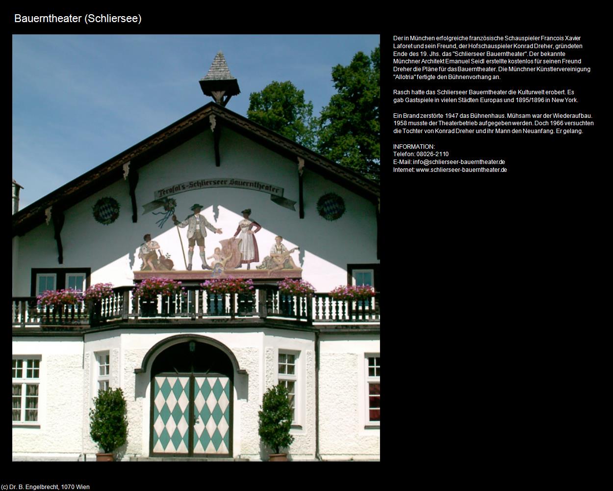 Bauerntheater (Schliersee) in Kulturatlas-BAYERN