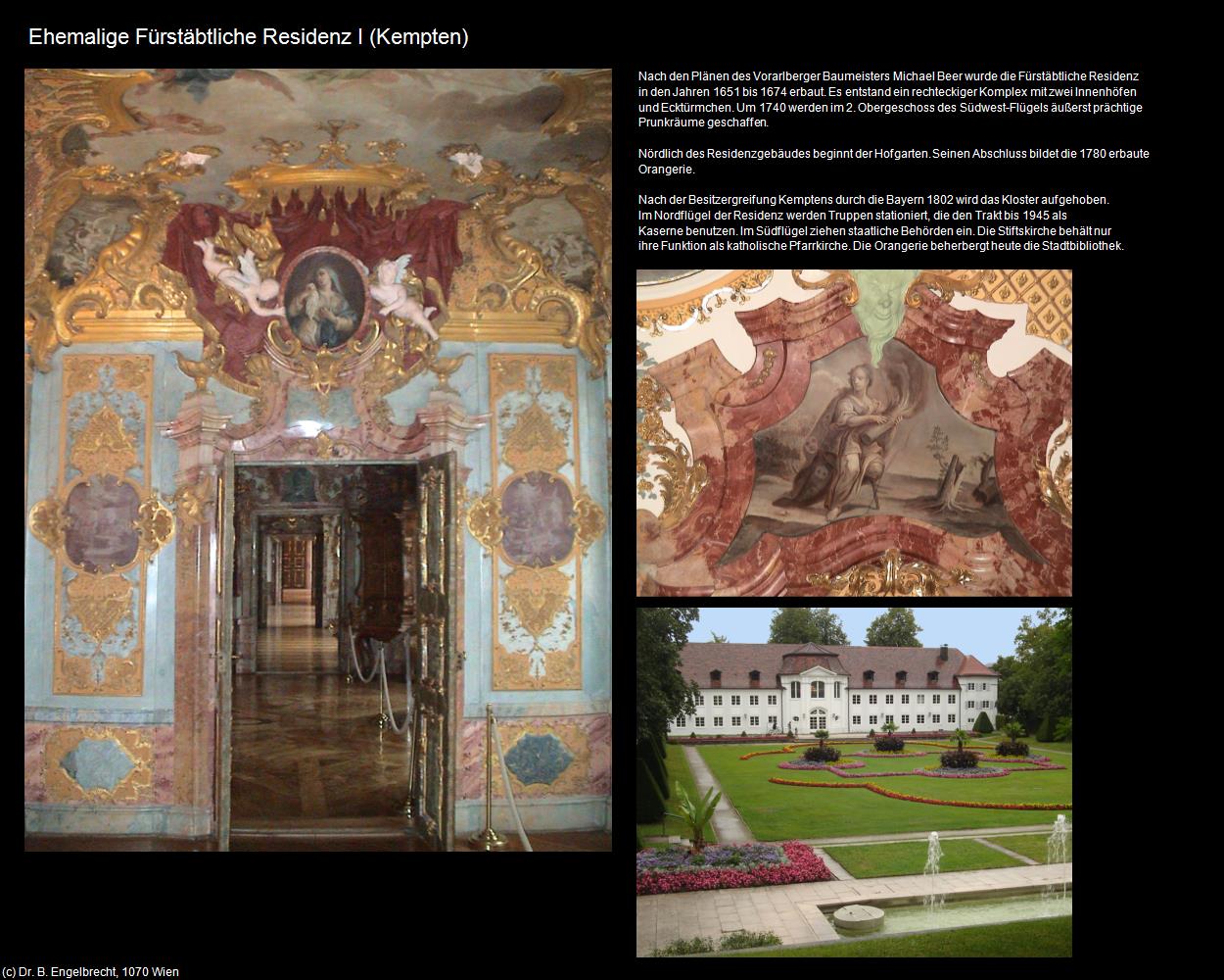 Ehem. Fürstäbtliche Residenz I  (Kempten ) in Kulturatlas-BAYERN