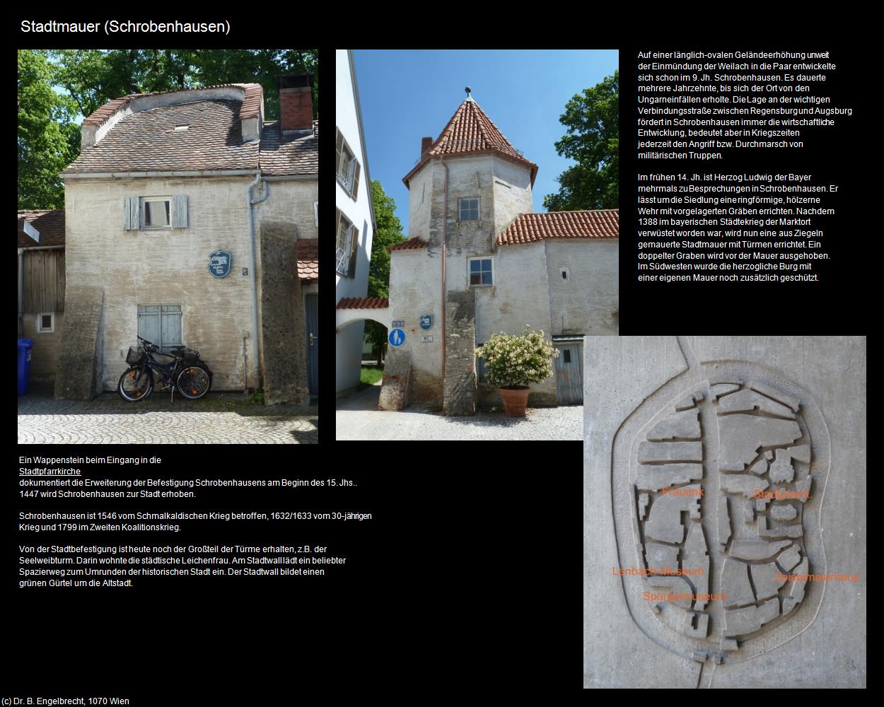 Stadtmauer (Schrobenhausen) in Kulturatlas-BAYERN(c)B.Engelbrecht