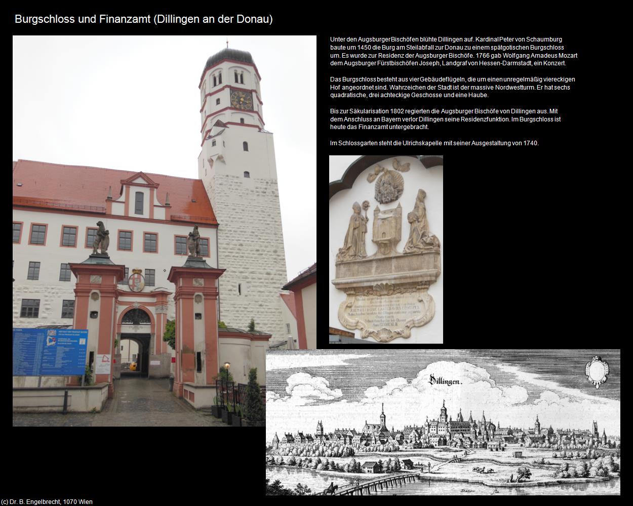 Burgschloss und Finanzamt (Dillingen an der Donau) in Kulturatlas-BAYERN