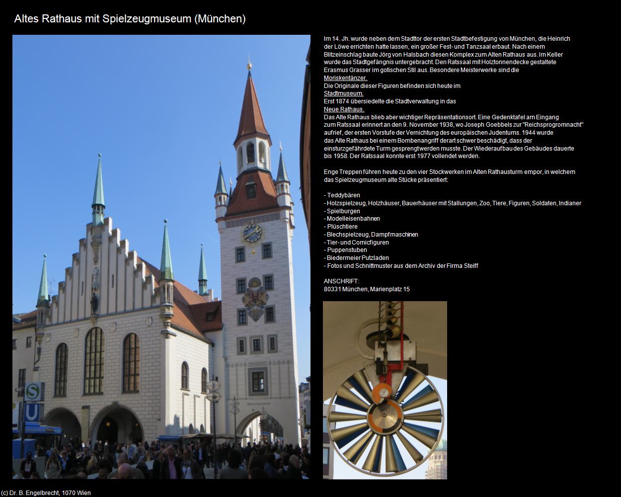 Altes Rathaus mit Spielzeugmuseum  (München) in Kulturatlas-BAYERN(c)B.Engelbrecht