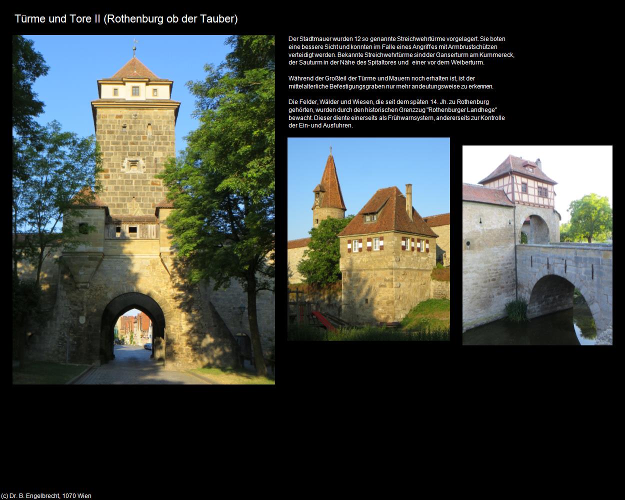 Türme und Tore II (Rothenburg ob der Tauber) in Kulturatlas-BAYERN