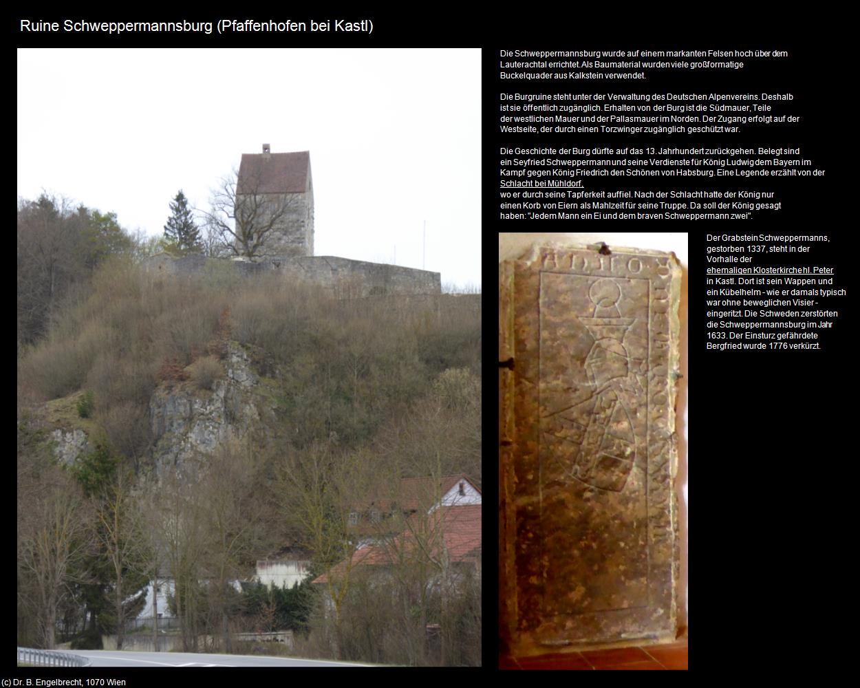 Ruine Schweppermannsburg  (Pfaffenhofen bei Kastl) in Kulturatlas-BAYERN(c)B.Engelbrecht