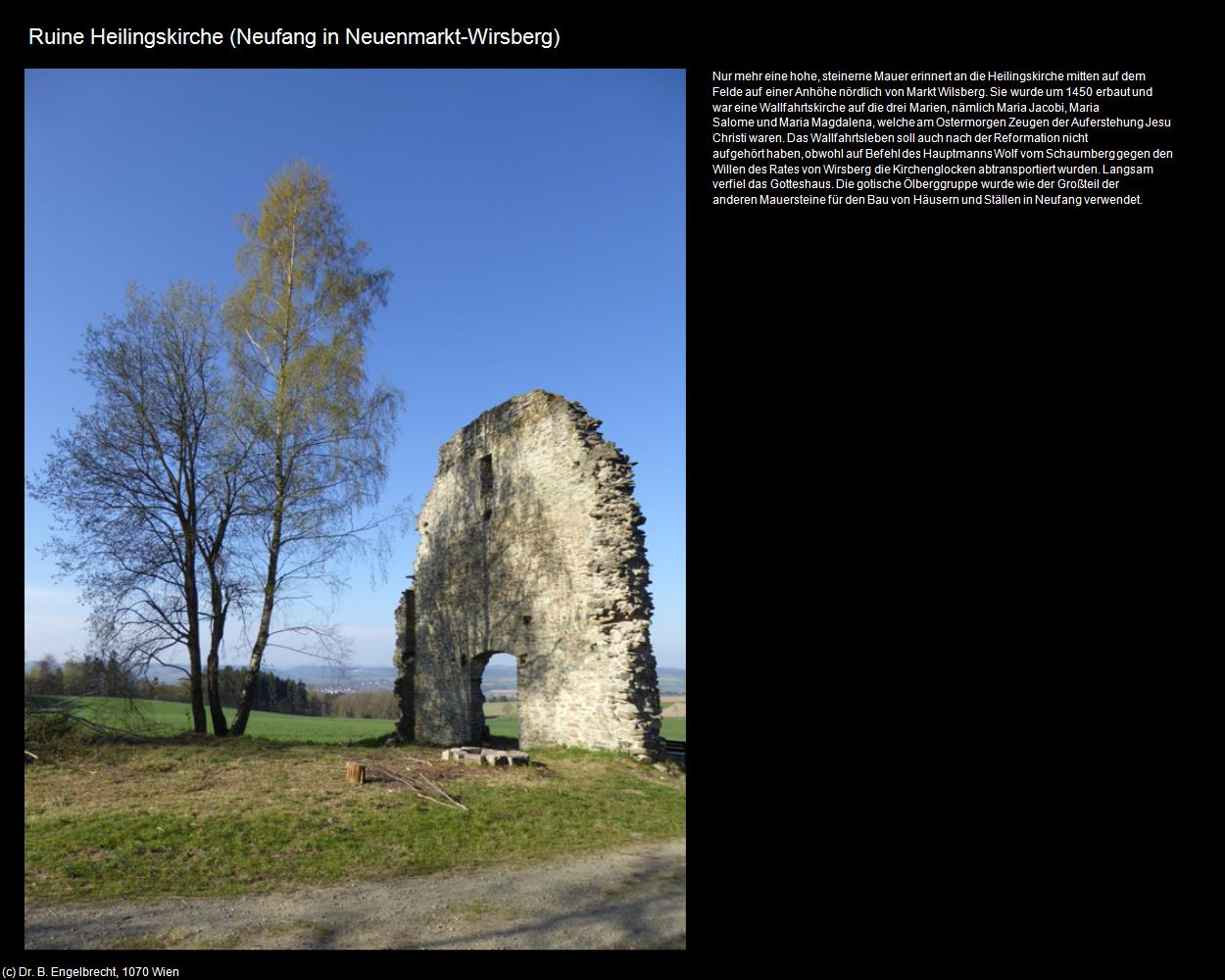 Ruine Heilingskirche (Neufang) (Neuenmarkt-Wirsberg) in Kulturatlas-BAYERN