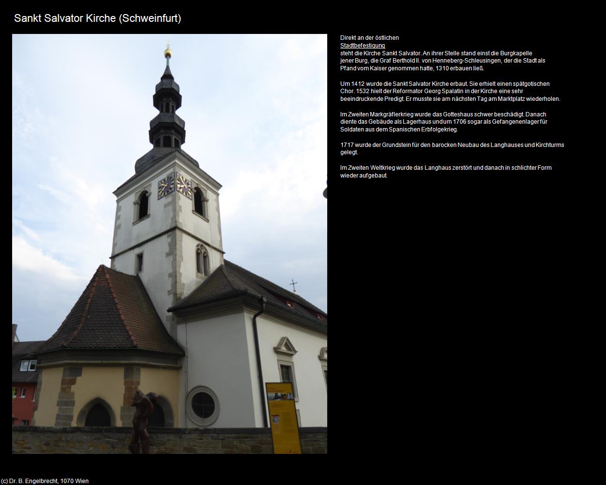 St. Salvator Kirche (Schweinfurt) in Kulturatlas-BAYERN(c)B.Engelbrecht
