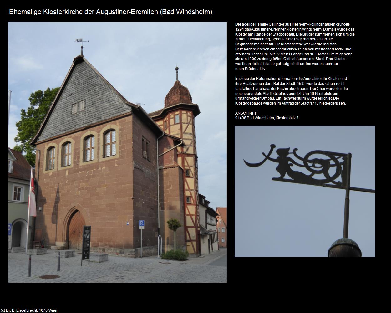 Ehem. Klosterk. der Augustiner-Eremiten (Bad Windsheim) in Kulturatlas-BAYERN