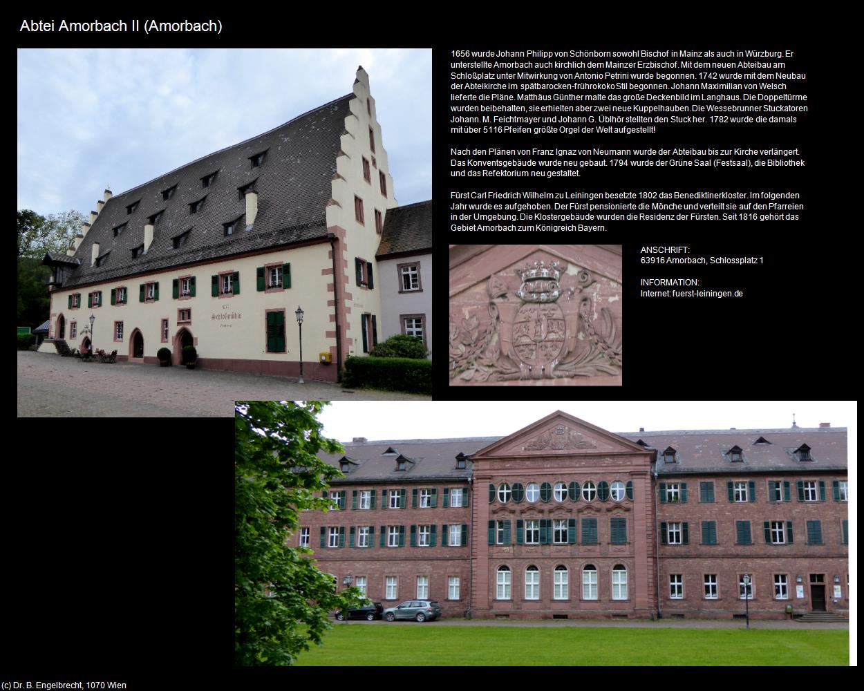 Ehem. Abtei Amorbach II (Amorbach) in Kulturatlas-BAYERN