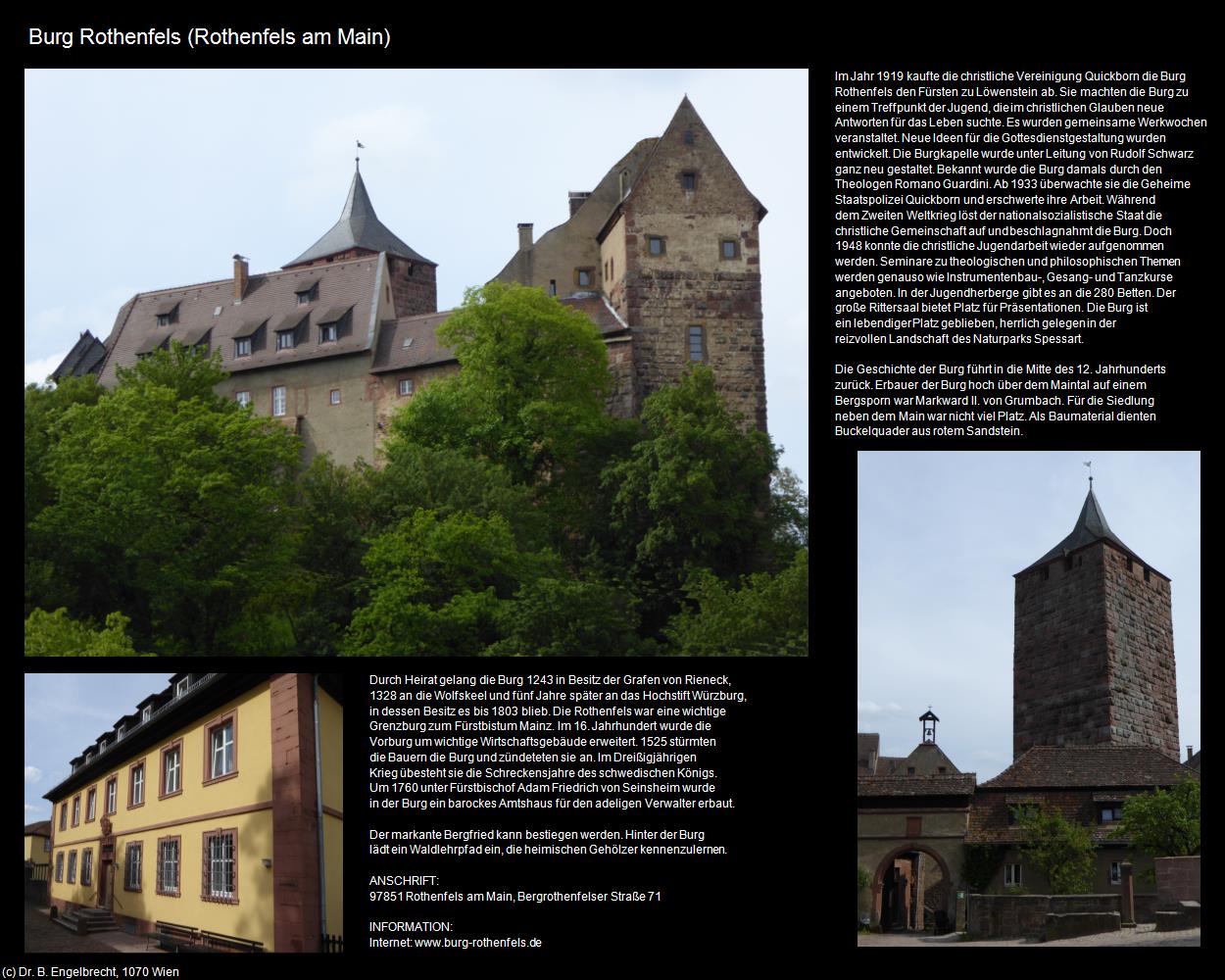 Burg Rothenfels (Rothenfels am Main) in Kulturatlas-BAYERN