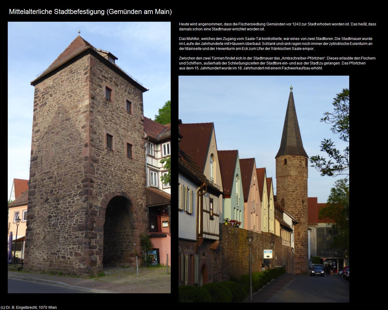 Mittelalterliche Stadtbefestigung (Gemünden am Main) in Kulturatlas-BAYERN